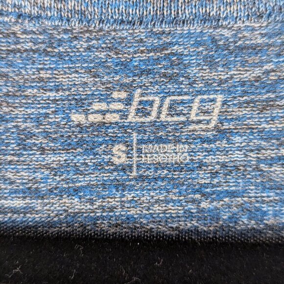 BCG Blue Heather Athleisure Long Sleeve Top S - Picture 2 of 5
